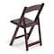 Atlas Commercial Products TitanPRO Mahogany Resin Folding Chair RFC6MHG - alternate 7